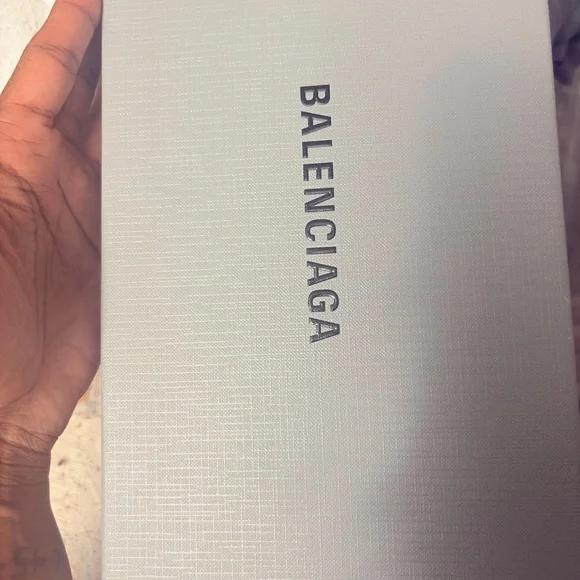 Balenciaga Pink and Black Sandals with Sleek Design